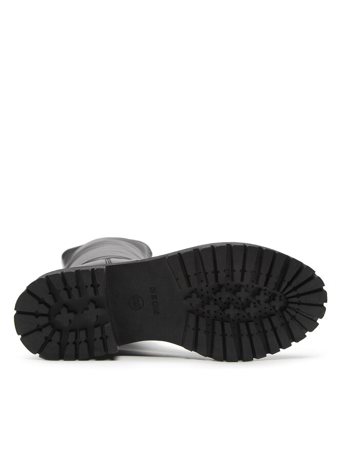 Geox Cizme lungi muschetar Geox D Iridea H D16HRH 0KB43 C9999 Negru