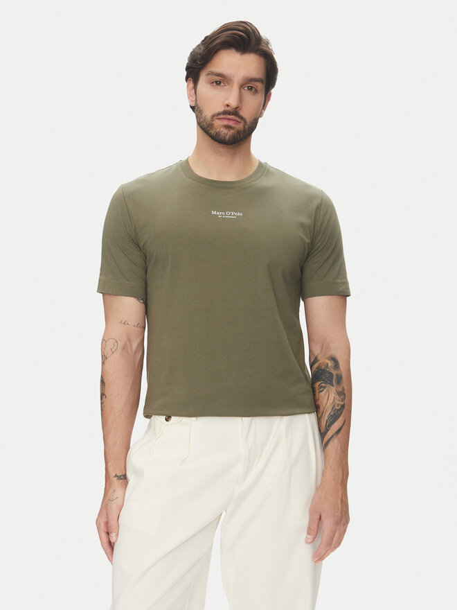 Marc O'Polo Marc O'Polo Camiseta 523 2012 51382 Verde Regular Fit
