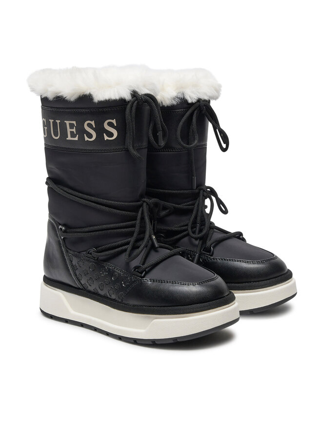 Guess Śniegowce Guess Undelo FLFUEL ELE11 Czarny
