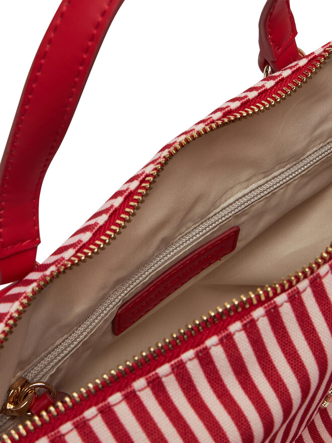Tommy Hilfiger Torebka Tommy Hilfiger Poppy Summer Small Tote AW0AW17202 Czerwony