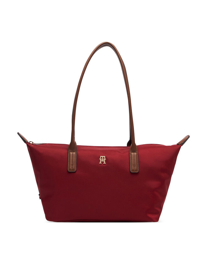 Tommy Hilfiger Handtasche Tommy Hilfiger Popette East West Tote AW0AW19211 Rot