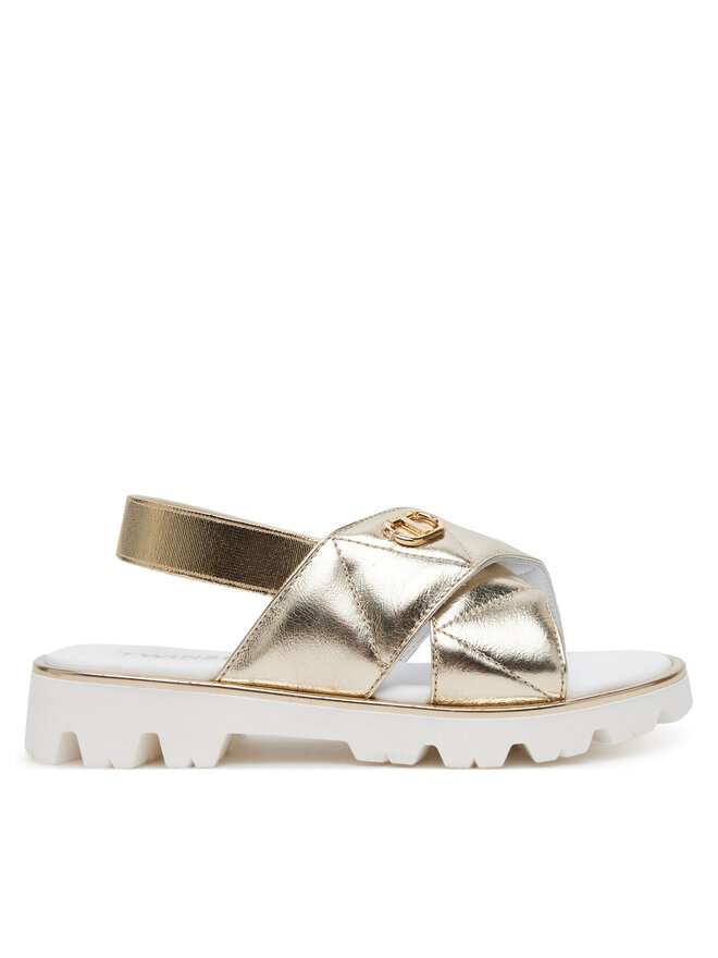 TWINSET Sandalen TWINSET 251GCJ044 M Goldfarben