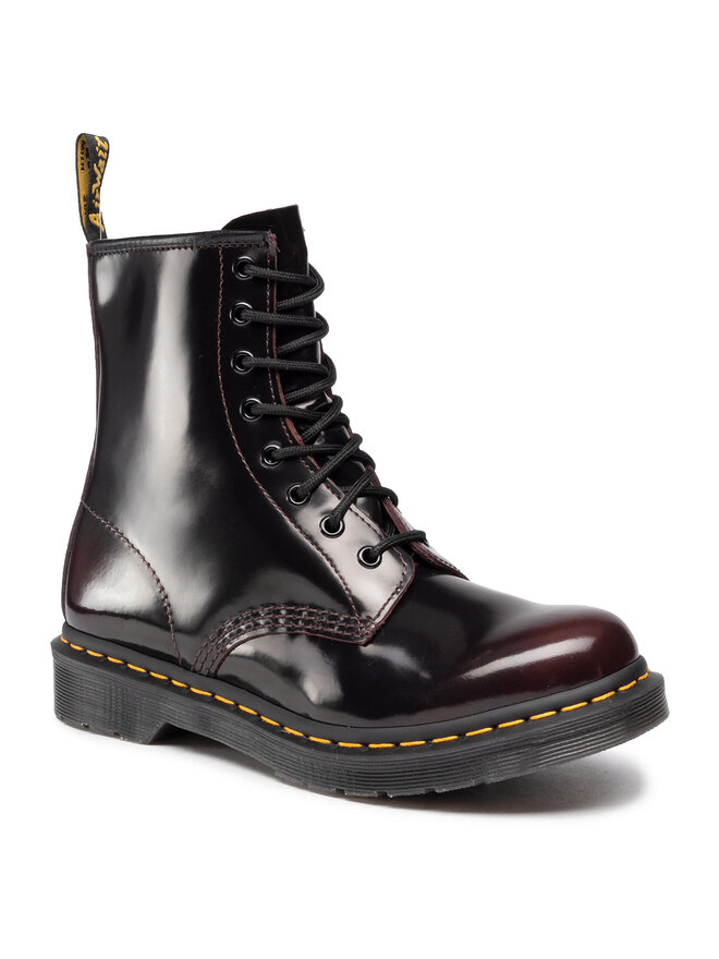Botas de combate Dr. Martens 1460 W 13661601 Guinda burdeos zapatos.es