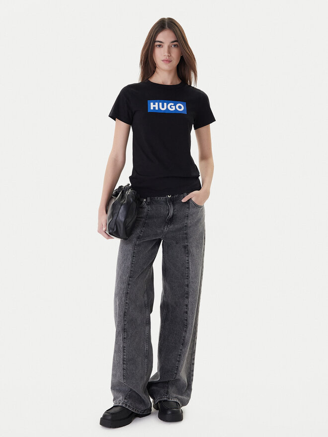 HUGO HUGO T-Shirt Classic 50510772 Schwarz Slim Fit