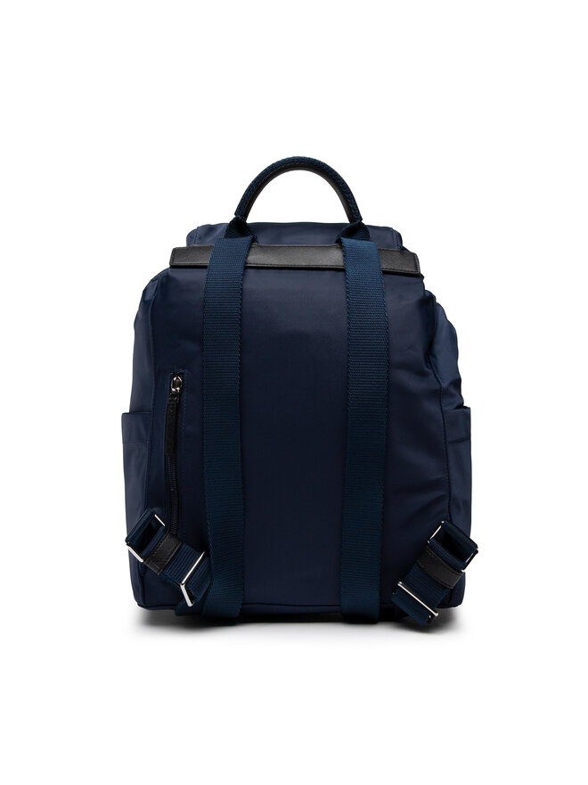Rucksack Tory Burch Virginia Flap Backpack 85061 Dunkelblau eschuhe