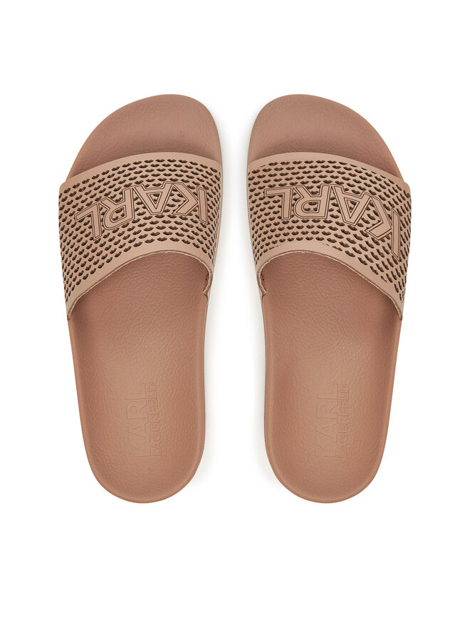 KARL LAGERFELD Pantoletten KARL LAGERFELD Kondo 2.0 KL80915 Beige