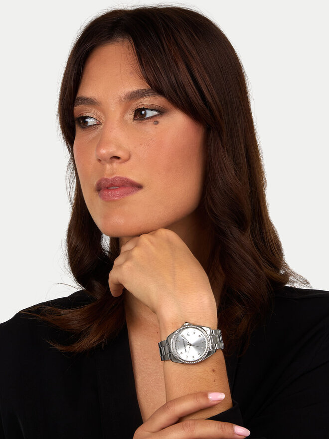 KARL LAGERFELD Ρολόι KARL LAGERFELD R0553101510 Ασημί