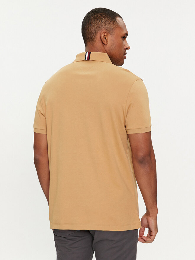 Tommy Hilfiger Tommy Hilfiger Polo Interlock MW0MW34783 Beis Regular Fit