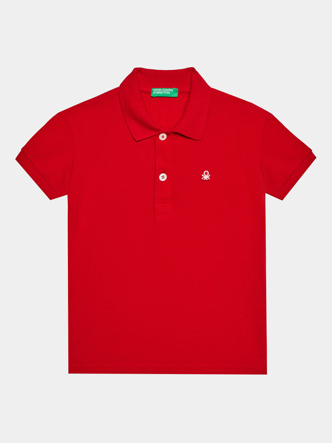United Colors Of Benetton United Colors Of Benetton Poloshirt 3089C300Q Rot Regular Fit