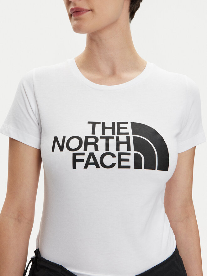 The North Face The North Face Marškinėliai Easy NF0A87N6 Balta Regular Fit