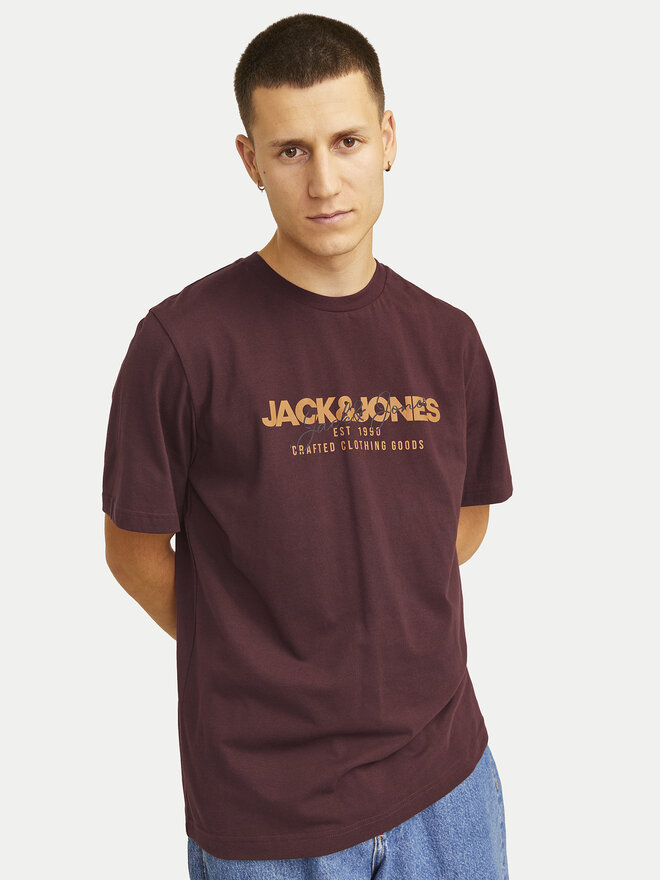 Jack&Jones Jack&Jones Póló Alvis 12256803 Piros Standard Fit
