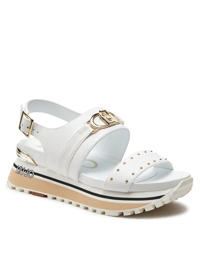 Liu Jo Σανδάλια Liu Jo Maxi Wonder Sandal 27 BA4107 P0102 Λευκό