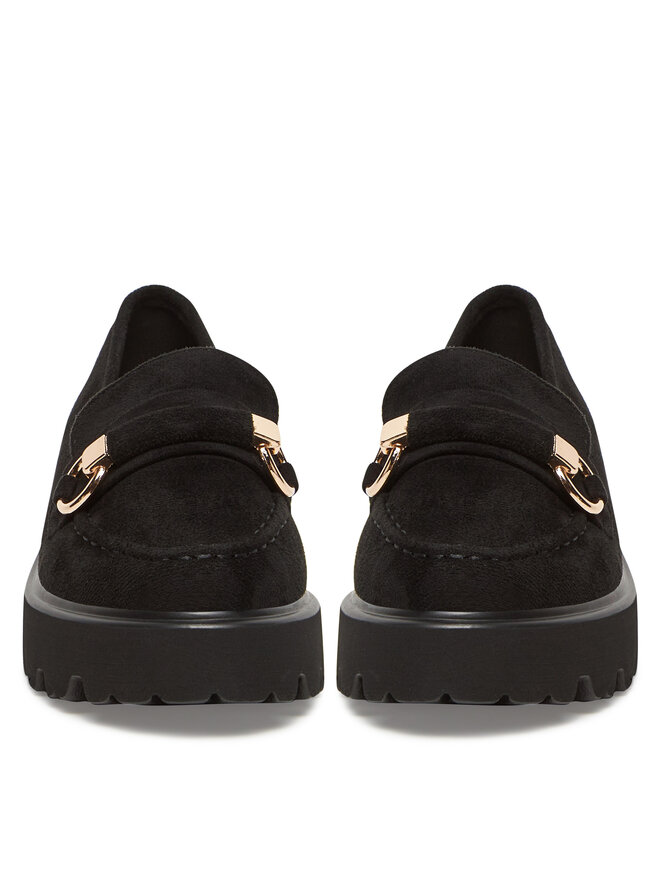DeeZee Loafersy DeeZee LE601-4 Czarny