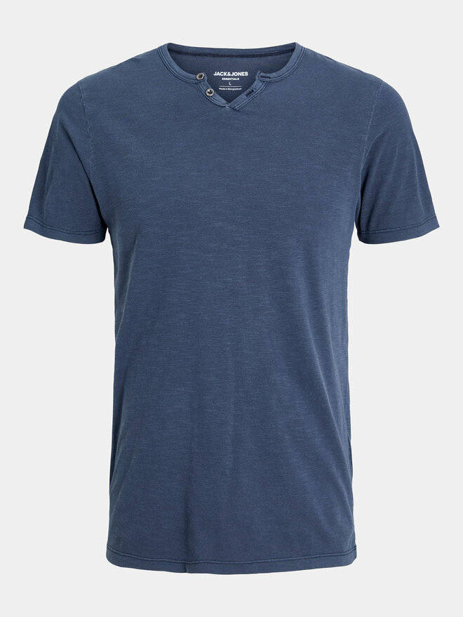 Jack&Jones Jack&Jones Póló Split 12164972 Sötétkék Standard Fit