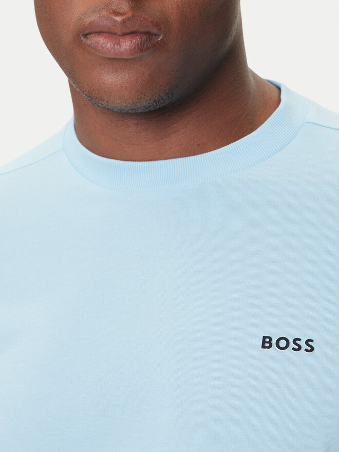 BOSS BOSS Camiseta 50506373 Celeste Regular Fit