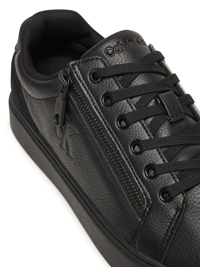 Calvin Klein Sneakers Calvin Klein Classic Cup Laceup Zip Lth YM0YM01437 Nero