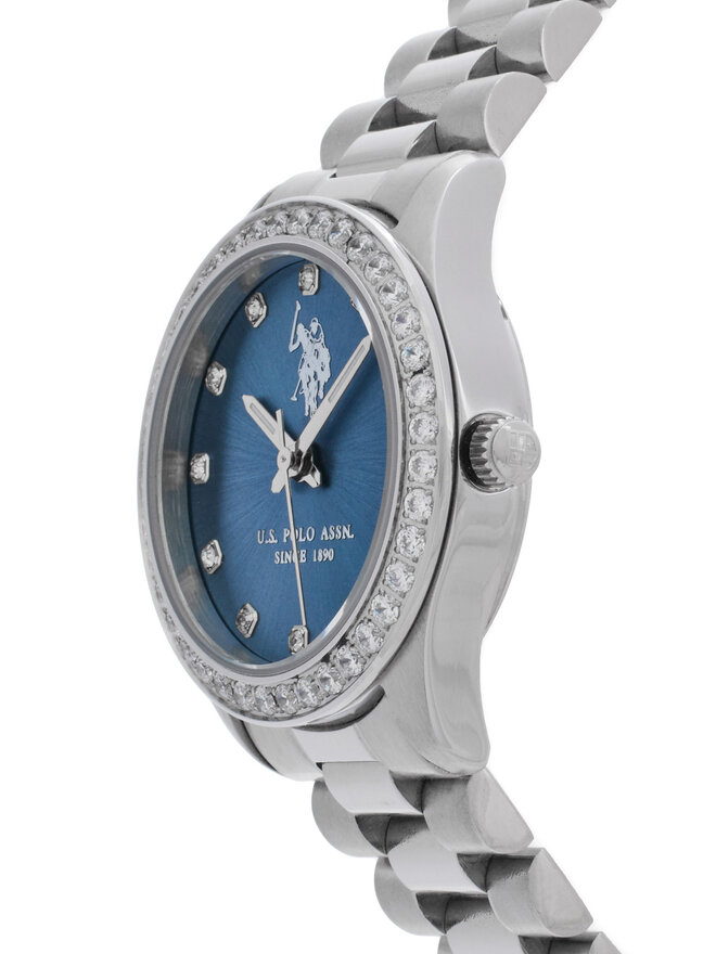 U.S. Polo Assn. Ρολόι U.S. Polo Assn. Felicity USP8406LB Ασημί