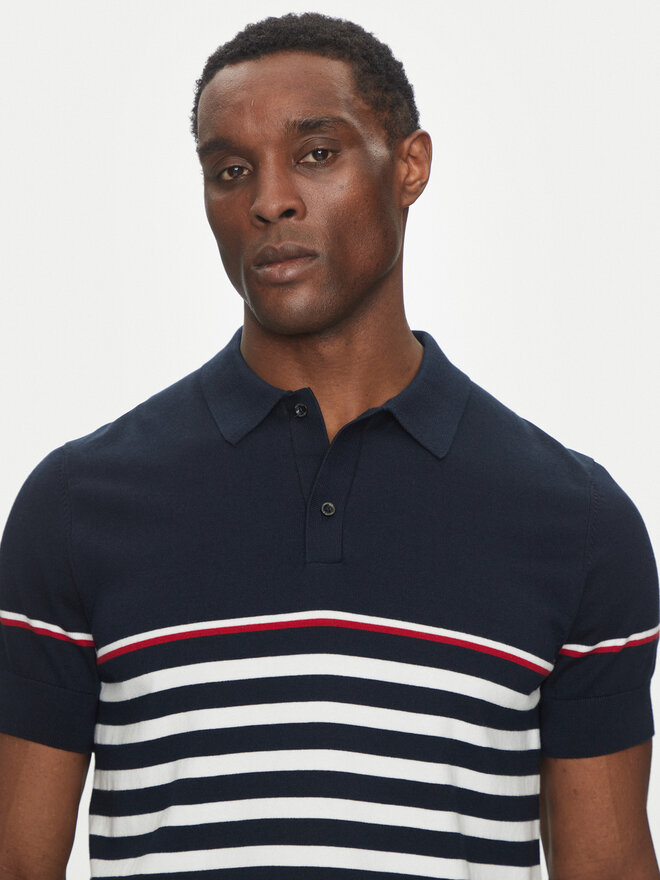 Hechter Paris Hechter Paris Poloshirt 65017 151801 Dunkelblau Regular Fit