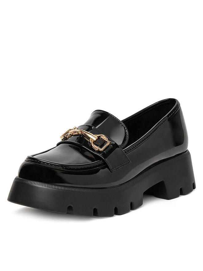 DeeZee Loafersy DeeZee HXG2052-296 Czarny