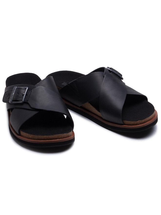 Timberland Klapki Timberland Amalfi Vibes Cross Slide TB0A2B65015 Czarny