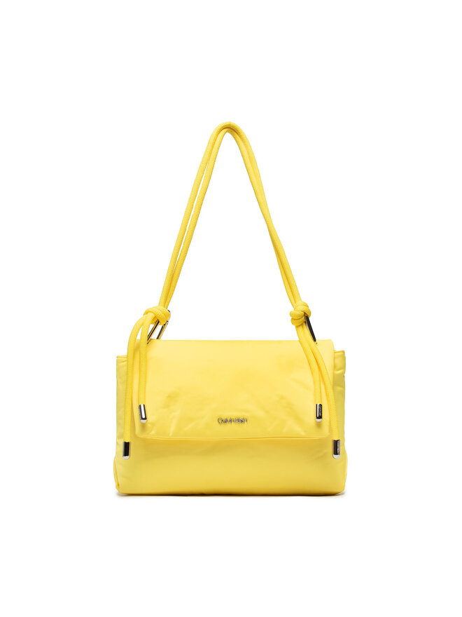 Bolso Calvin Klein Roped Shoulder Bag K60K609407 Amarillo zapatos.es