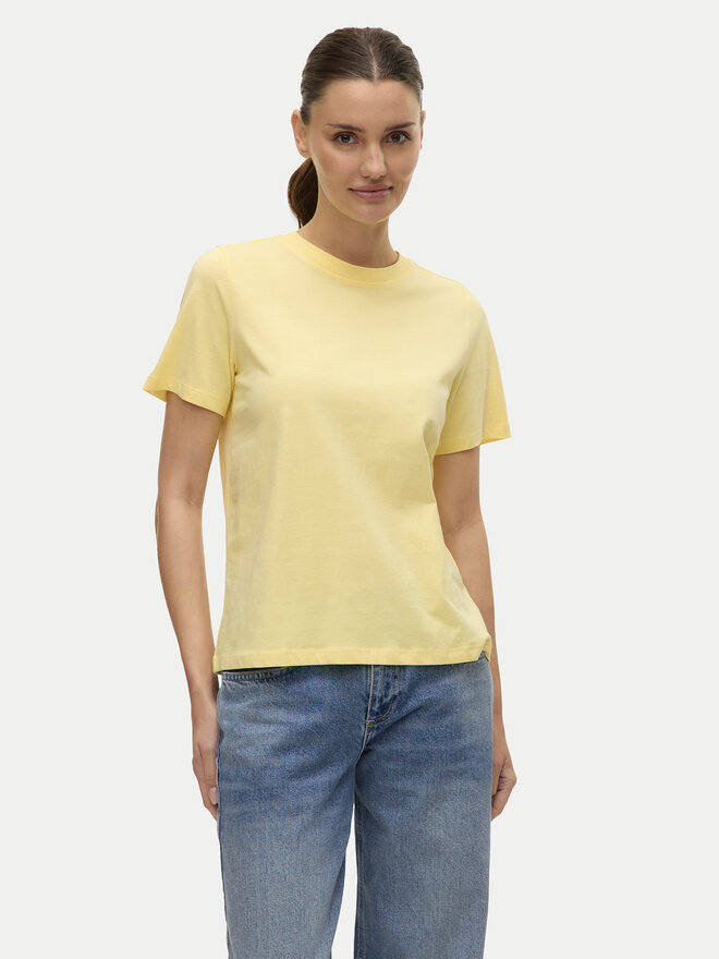 Vero Moda Vero Moda Majica Paulina 10316991 Rumena Regular Fit