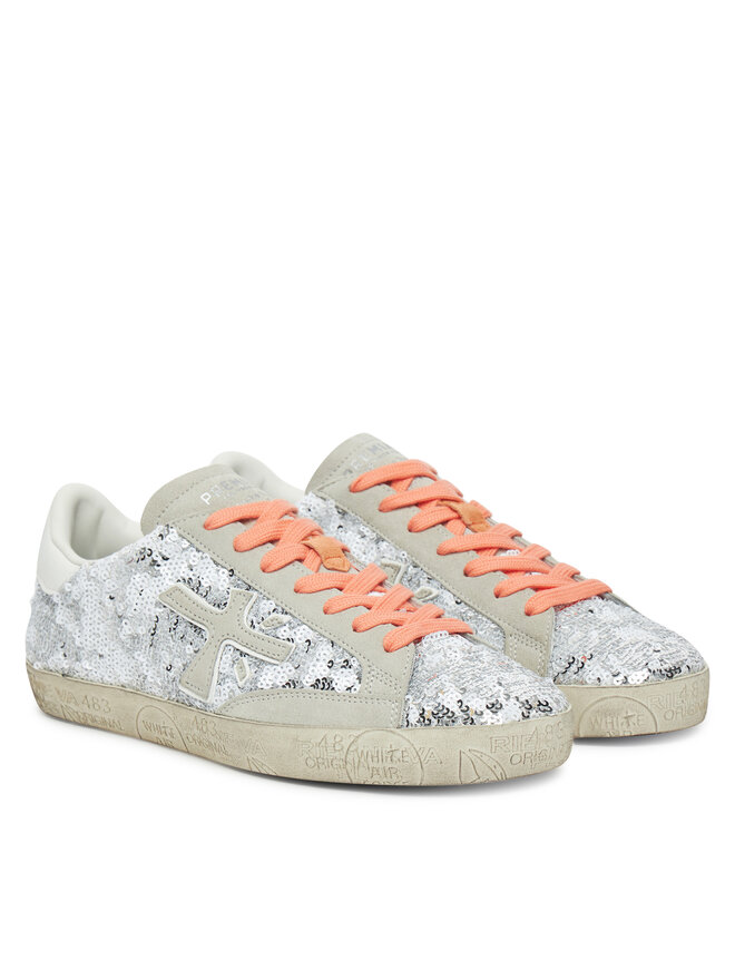 Premiata Sneakersy Premiata STEVEND VAR 7270 Stříbrná