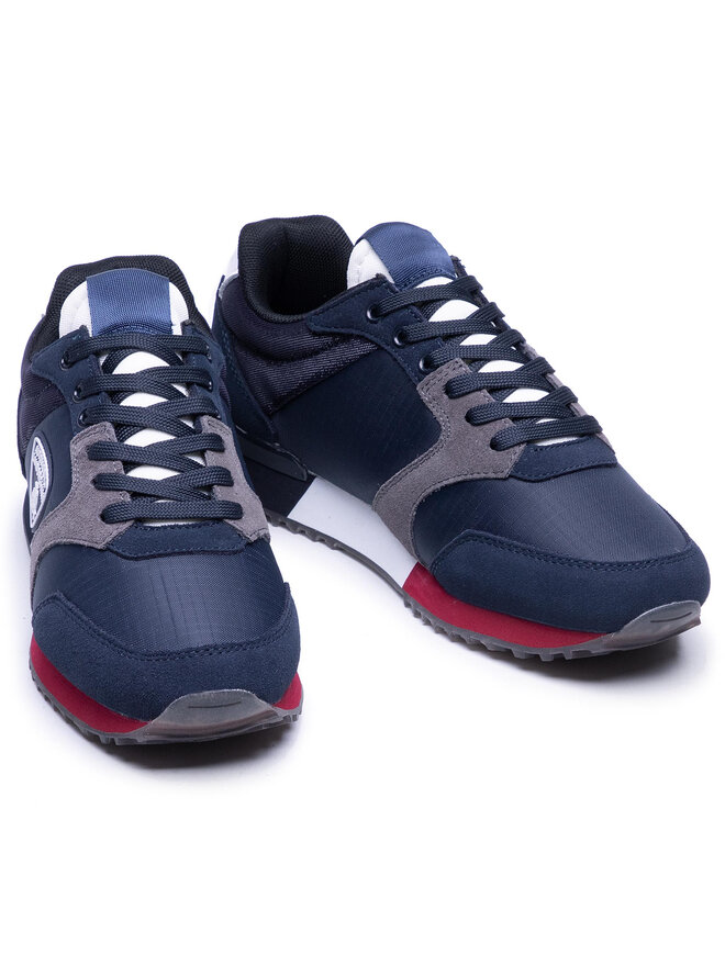 Lamborghini Sneakersy Lamborghini E0XZBSA1 Tmavomodrá