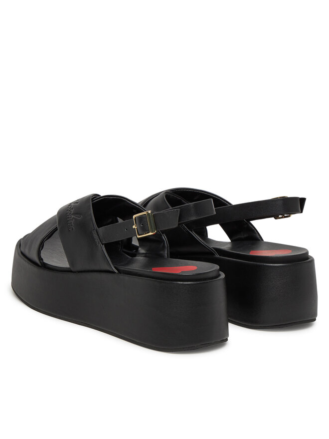 LOVE MOSCHINO Sandalen LOVE MOSCHINO JA16187I0MIA0000 Schwarz