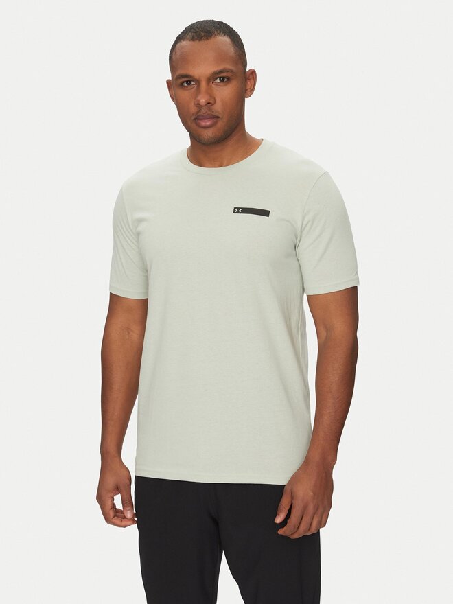 Under Armour Under Armour Camiseta Strip Logo 1390203 Écru Relaxed Fit