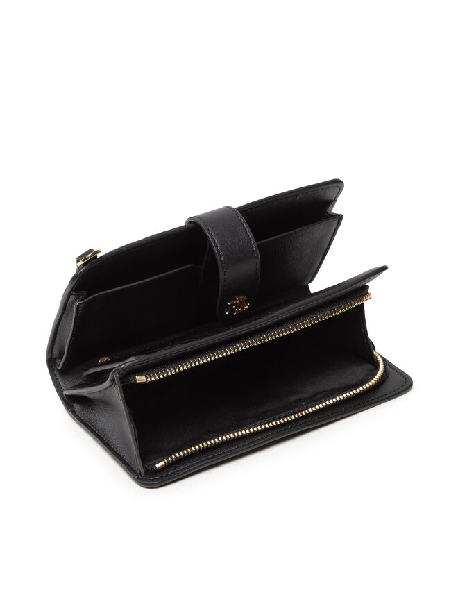 LAUREN RALPH LAUREN Liels sieviešu maks Lauren Ralph Lauren Tech Wristlt 432844391001 Melns