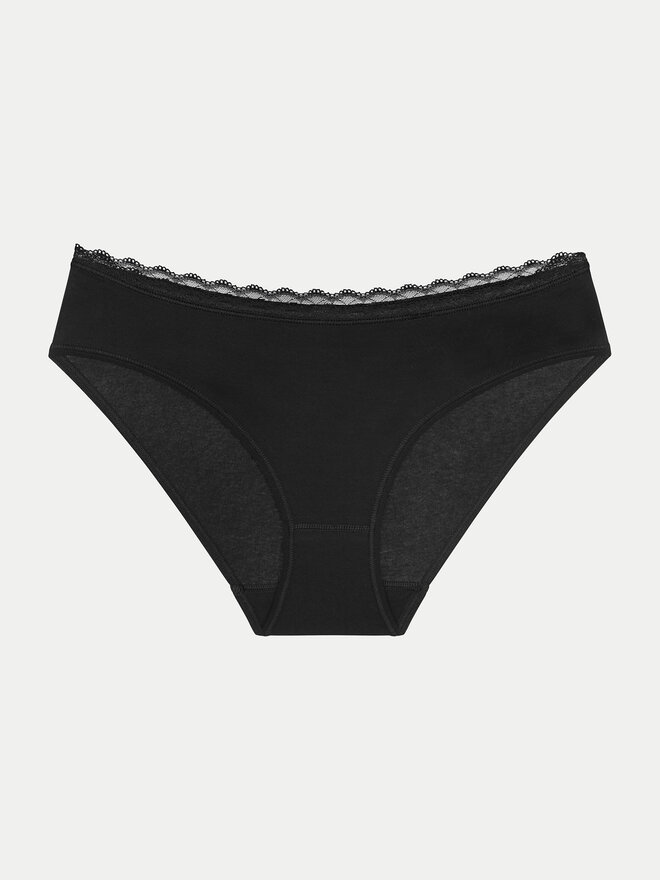 Triumph Triumph Klasične spodnje hlačke Feel Of Cotton 10224973 Črna