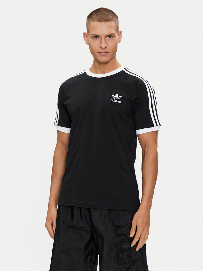 adidas adidas T-shirt Adicolor Classics 3-Stripes T-Shirt IA4845 Crna Slim Fit
