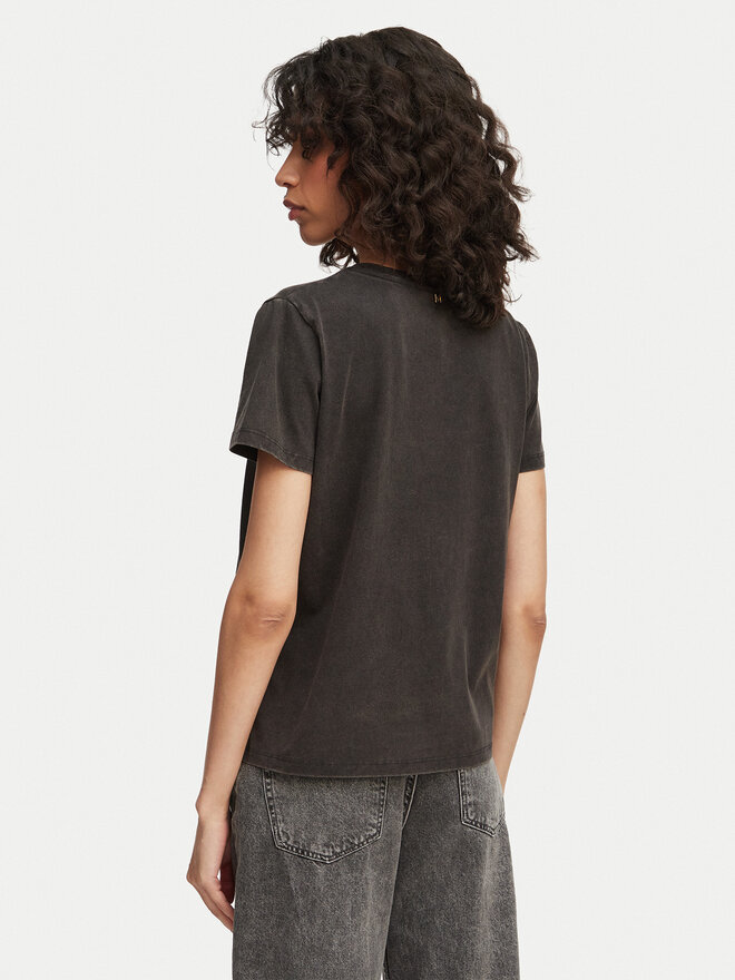 LOLA CASADEMUNT LOLA CASADEMUNT T-Shirt MS2615050 Schwarz Regular Fit