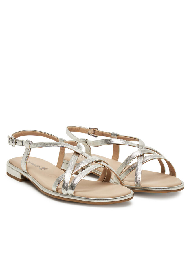Caprice Sandali Caprice 9-28100-44 Srebrna