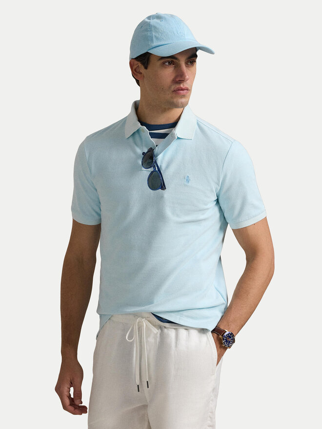 Polo Ralph Lauren Polo Ralph Lauren Poloshirt 710969626002 Himmelblau Custom Slim Fit