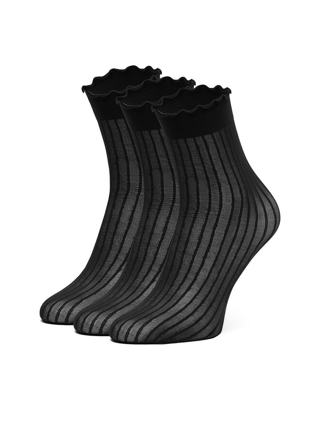 Nine West Довгі шкарпетки Nine West CEO_AS_NW_01_Z_AW25 (3-PACK) Чорний