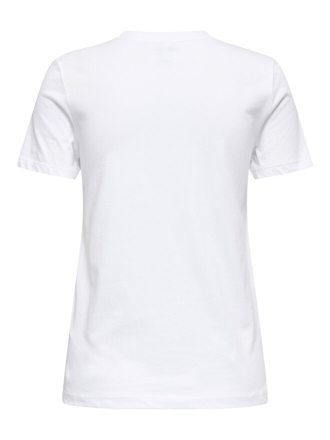 ONLY ONLY Camiseta Emma 15329752 Blanco Regular Fit