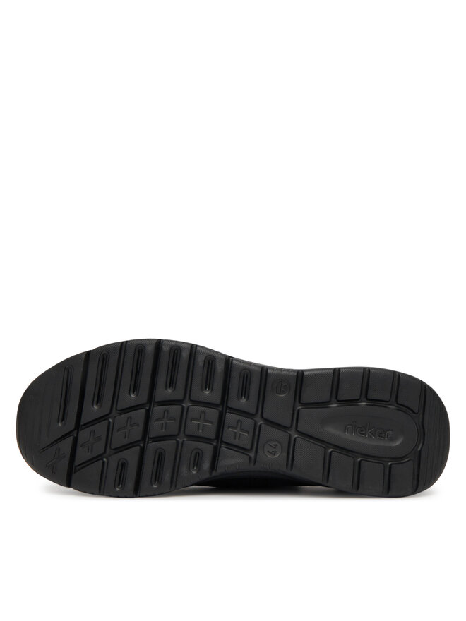 Rieker Sneakersy Rieker B7376-00 Čierna