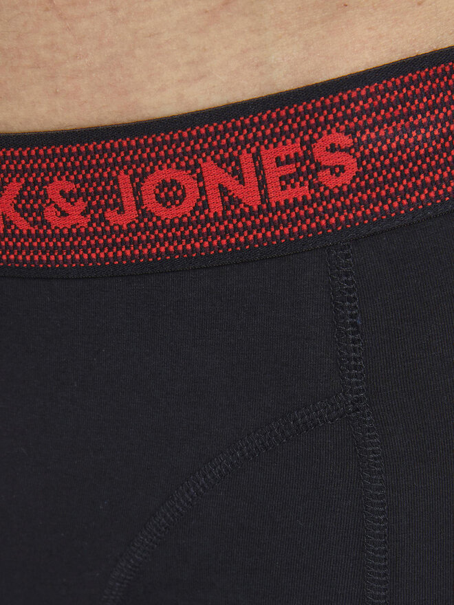 Jack&Jones Jack&Jones Σετ μποξεράκια 3 τμχ Waistband 12127816 Μαύρο