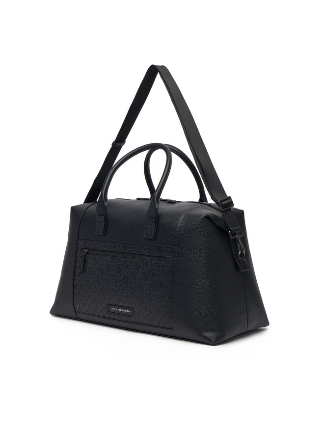Tommy Hilfiger Torbica Tommy Hilfiger Th Monogram Duffle AM0AM13383 Črna