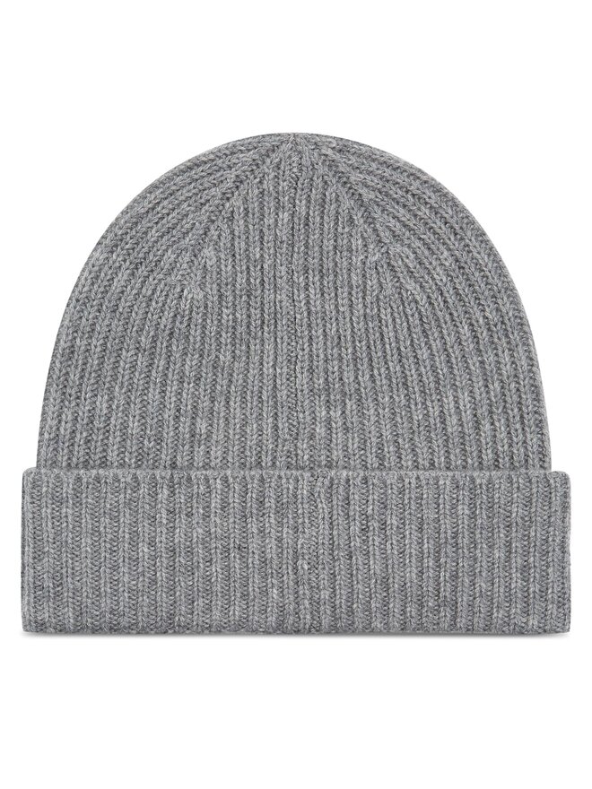 Tommy Hilfiger Čepice Tommy Hilfiger Cashmere Chic Beanie AW0AW15321 Šedá
