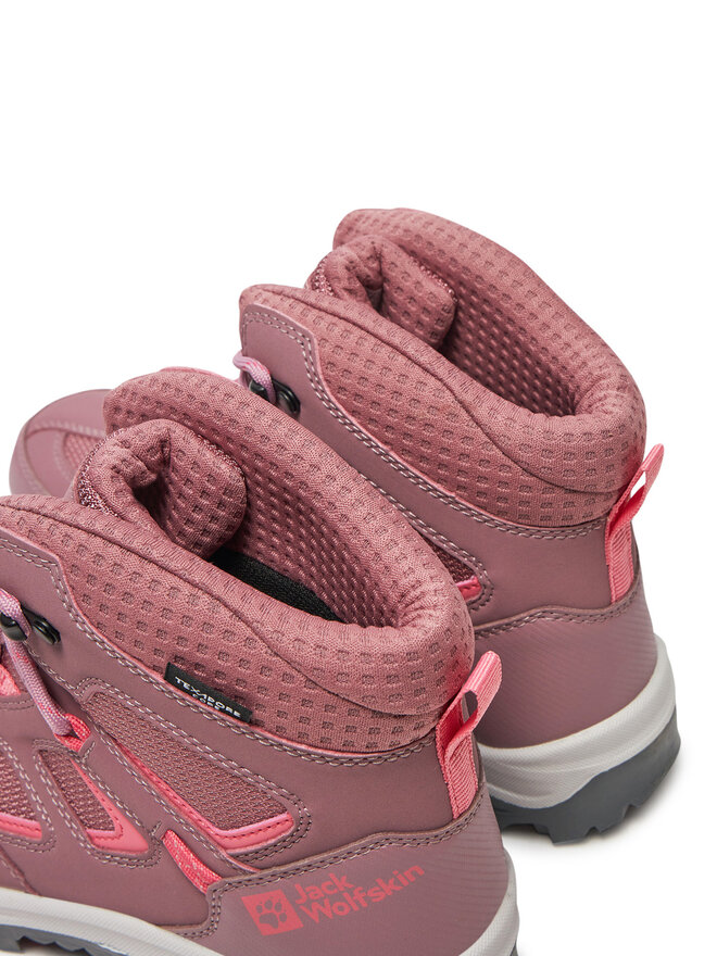 Jack Wolfskin Trekingová obuv Jack Wolfskin VOJO TEXAPORE MID 4042181-2197 S Růžová