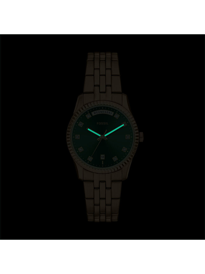 Fossil Uhr Fossil Scarlette ES5460 Goldfarben