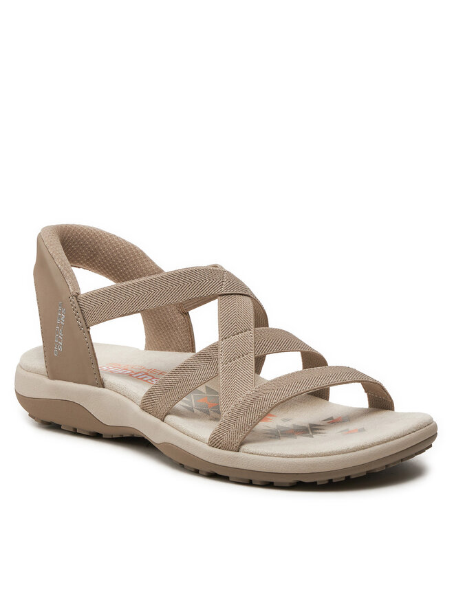 Skechers Σανδάλια Skechers Reggae Slim-Stretch Flex 163460/TPE Μπεζ