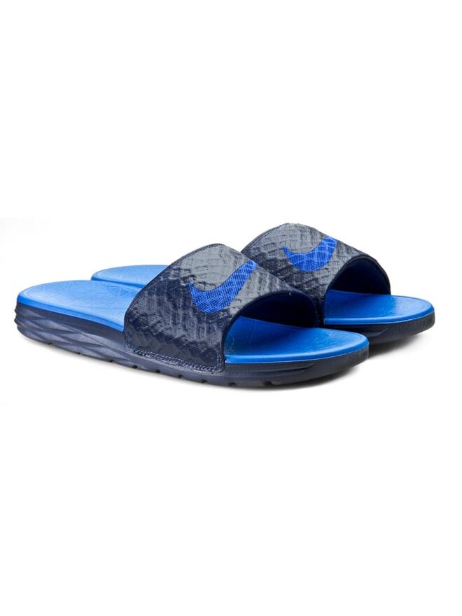 Nike Pantoletten Nike Benassi Solarsoft Slide 2 705474 440 Blau