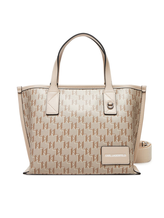 KARL LAGERFELD Ročna torba KARL LAGERFELD A1W30184 Bež