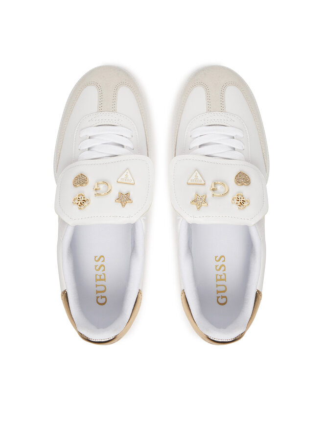 Guess Сникърси Guess FLTOL2 ELE12 Бял