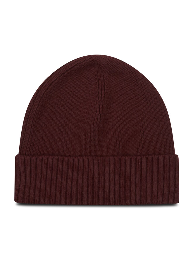 Tommy Hilfiger Mütze Tommy Hilfiger Pima Cotton Beanie AM0AM06573 Dunkelrot