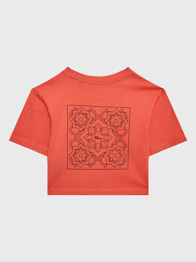Jack Wolfskin Jack Wolfskin T-shirt Teen Mosaic 1609841 Ružičasta Regular Fit